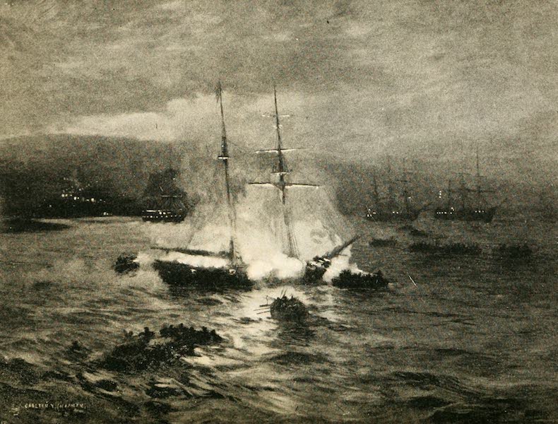 Naval Actions of the War of 1812 - The "General Armstrong" Repels the English Boats (1896)