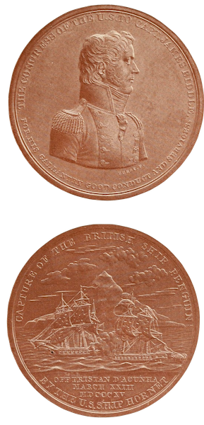 Medal Presented by Congress to Captain James Biddle