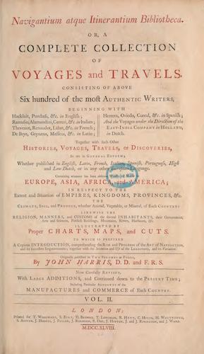 Navigantium Atque Itinerantium Bibliotheca Vol. 2 (1748)