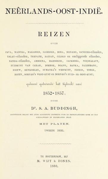 Neerlands-Oost-Indie Vol. 2 - Title Page (1859)