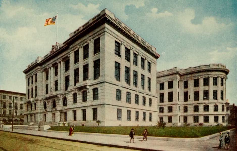New Orleans, The Gateway to the Panama Canal - The New State Court House (1913)