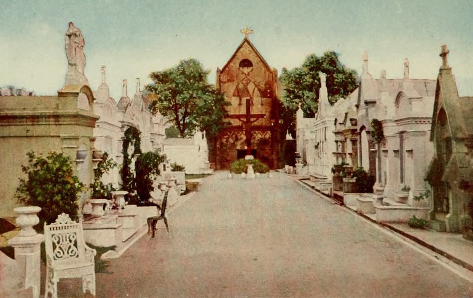 New Orleans, The Gateway to the Panama Canal - St. Roch's Chapel and Cemetery (1913)