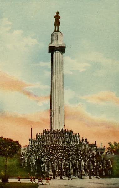 New Orleans, The Gateway to the Panama Canal - The Monument of General Robert E. Lee (1913)