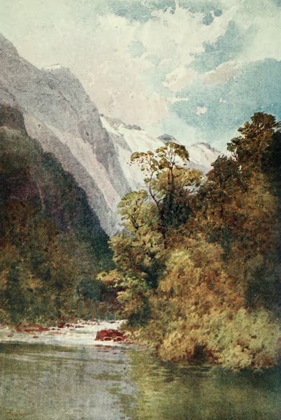 New Zealand, Painted and Described - On the Clinton River (1908)