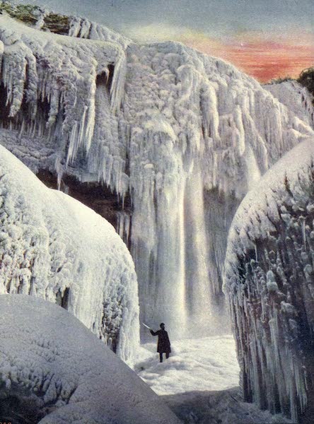 Niagara Falls, Nature's Throne - "Rock of Ages" in Winter (1907)