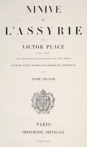 Ninive et l'Assyrie Vol. 2 (1870)