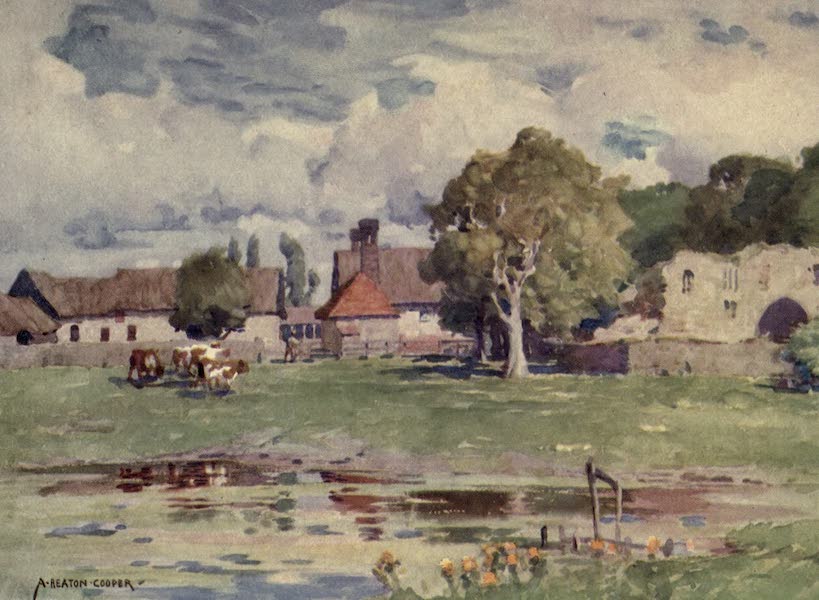 Norfolk and Suffolk Painted and Described - The Abbey Farm, Thetford, Norfolk (1921)