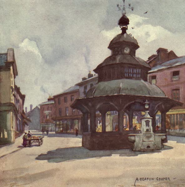 Norfolk and Suffolk Painted and Described - Market Cross, North Walsham, Norfolk (1921)