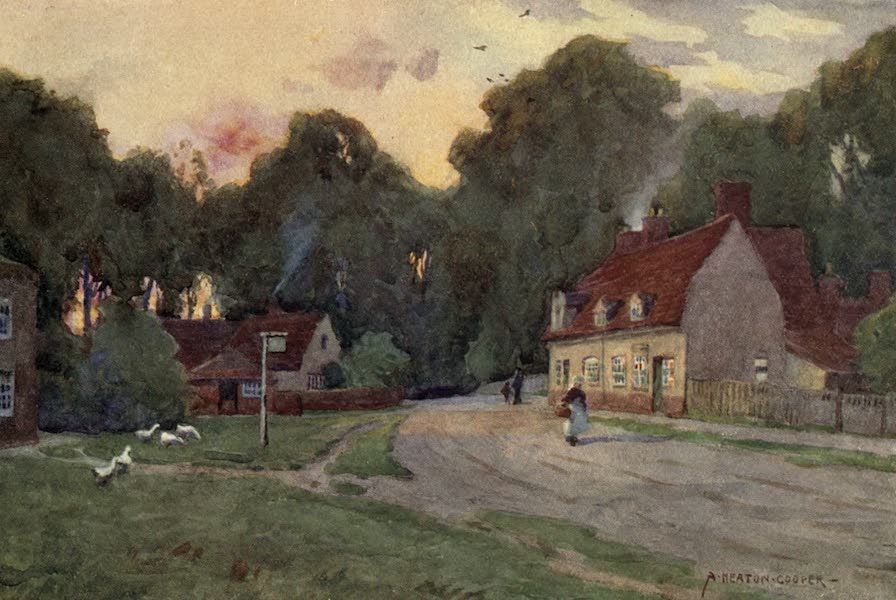 Norfolk and Suffolk Painted and Described - East Bergholt, Suffolk (1921)