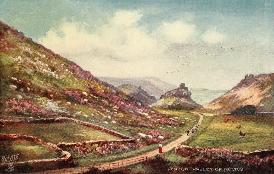 North Devon Painted and Described - The Valley of Rocks (1906)