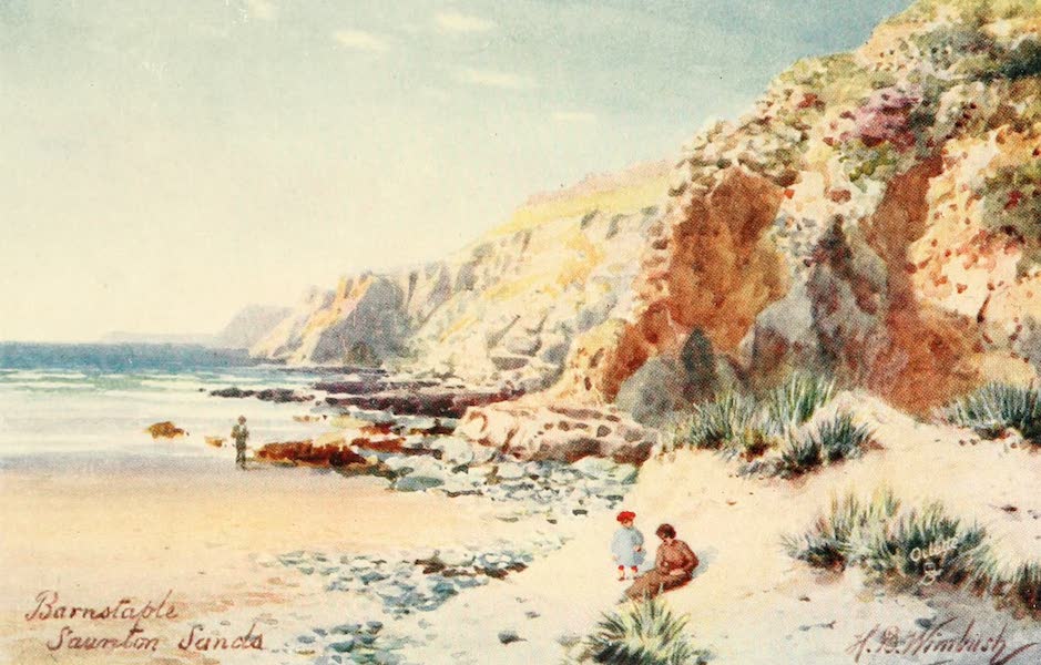 North Devon Painted and Described - Saunton Sands, Barnstaple (1906)