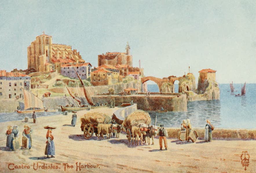 Northern Spain, Painted and Described - Castro Urdiales. The Harbour (1906)