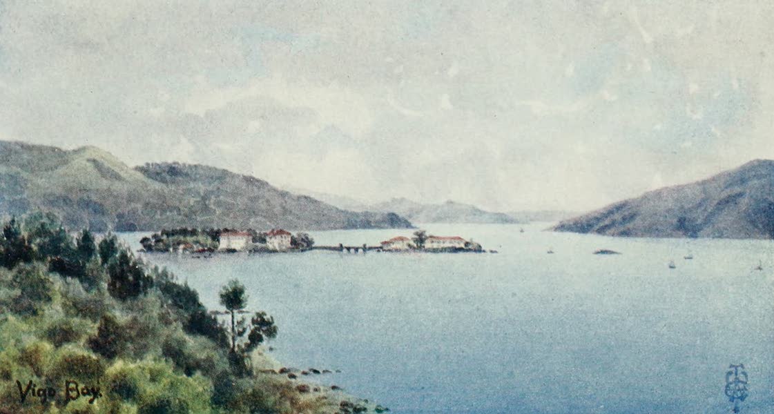 Northern Spain, Painted and Described - Vigo Bay. The Inner Harbour, looking out towards the Sea (1906)