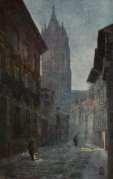 Northern Spain, Painted and Described - Oviedo. A Street near the Cathedral (1906)