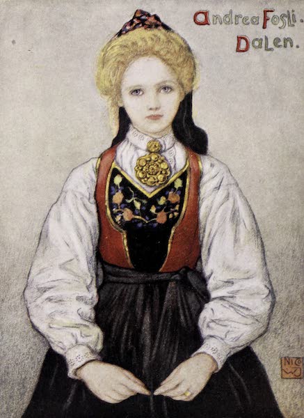 Norway, Painted and Described - Country Girl from Dalen (1905)