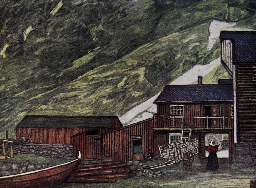 Norway, Painted and Described - On the Fjord, Sundalsoren (1905)