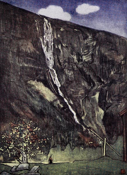 Norway, Painted and Described - Romsdals Waterfall (1905)