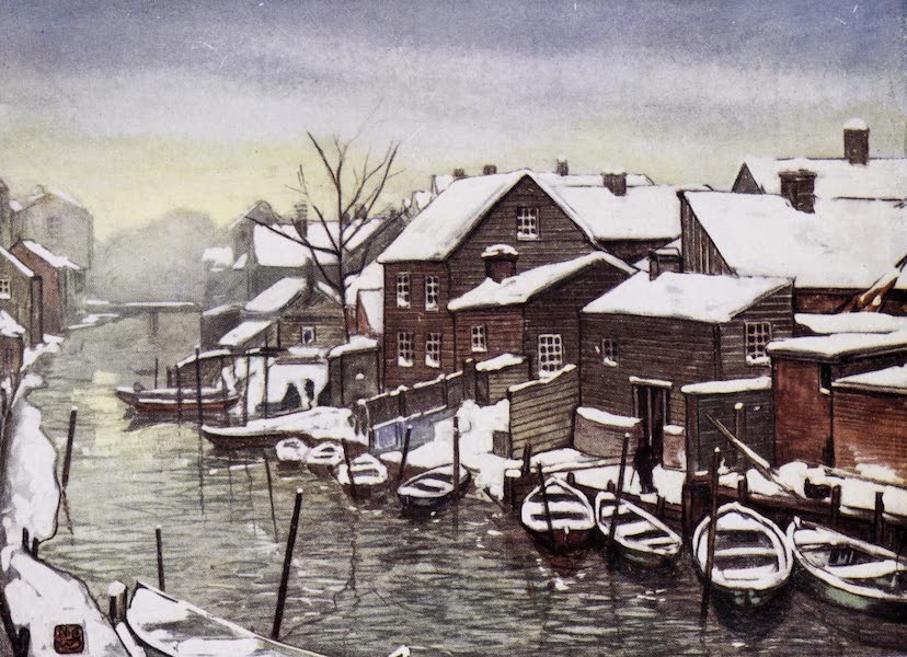 Norway, Painted and Described - Old Canal, Christiania (1905)