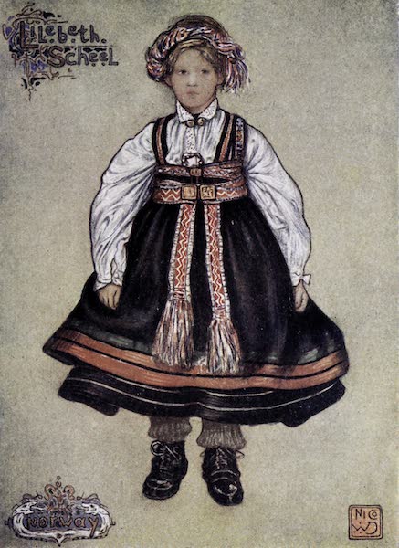 A Little Saetersdalen Peasant Girl