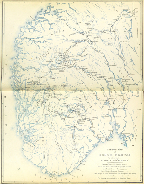 Sketch Map of South Norway