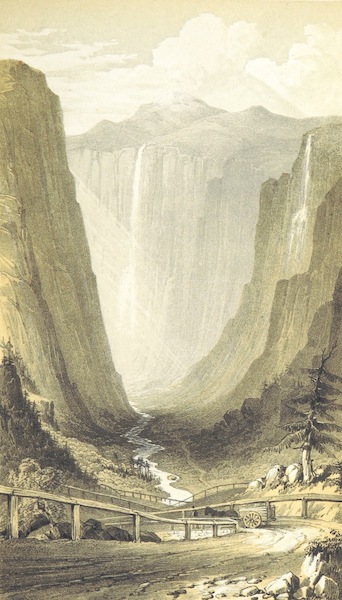 Norway in 1848 and 1849 - Valley above Gudvangen (1850)