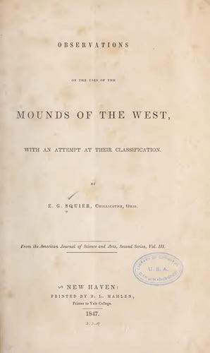 Observations on the Uses of the Mounds of the West (1847)