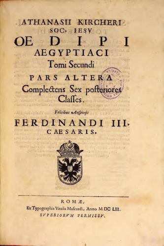 Latin - Oedipi Aegyptiaci Vol. 2, Pt. 2