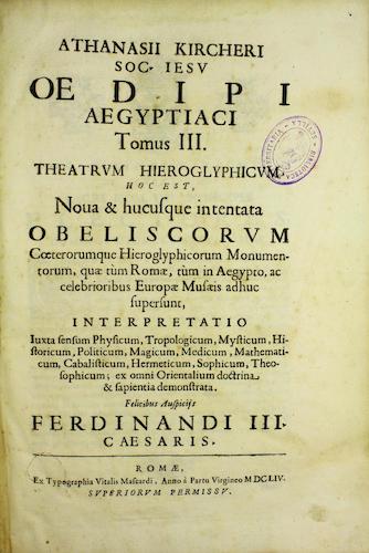 Latin - Oedipi Aegyptiaci Vol. 3