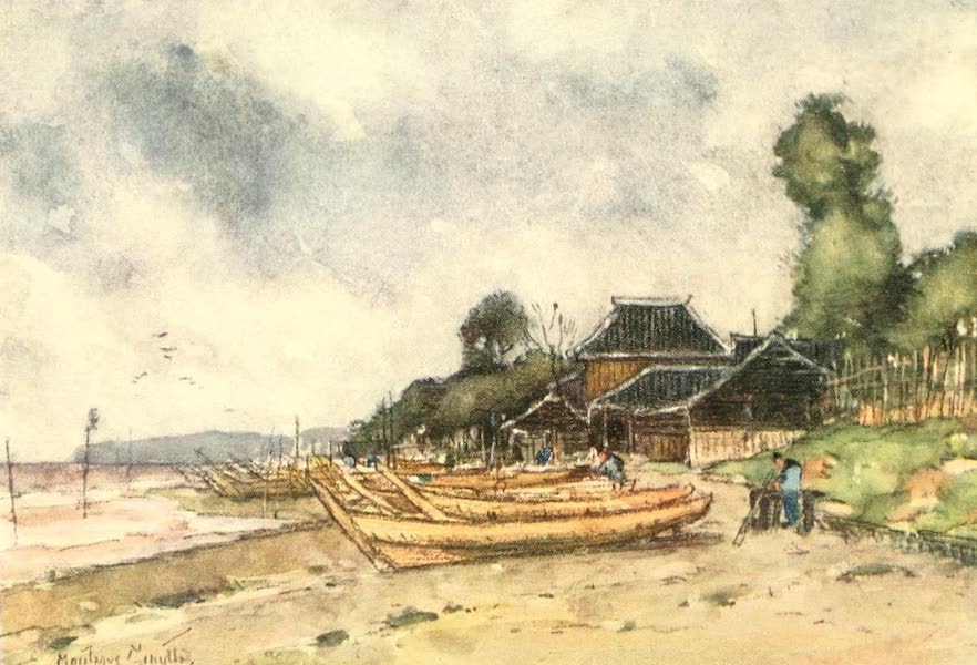 A Fishing Village on the Sea-coast, Hcmmoku