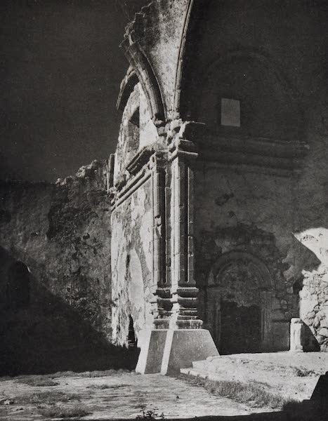 On Sunset Highways - Ruins of Capistrano Church by Moonlight (1915)