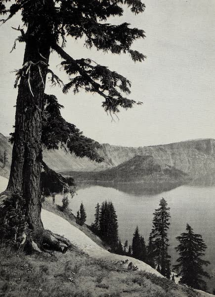 Oregon, the Picturesque - Crater Lake-wizard Island in Distance (1917)