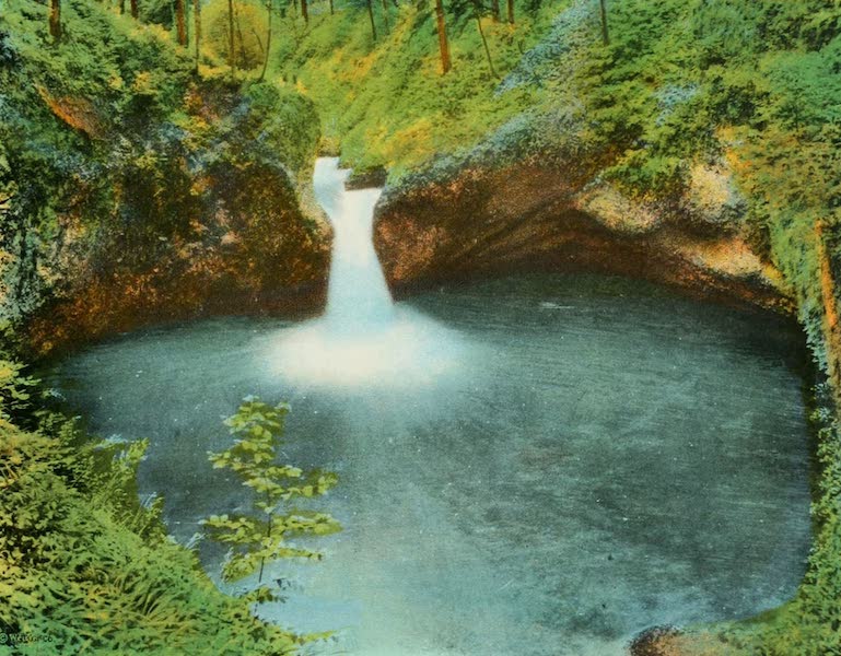 Oregon's Famous Columbia River Highway - The Punch Bowl at Eagle Creek (1920)