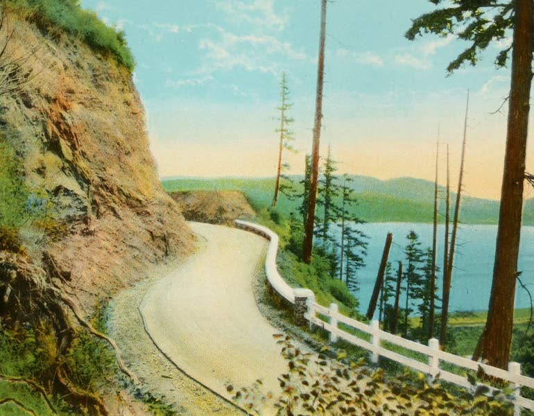 Oregon's Famous Columbia River Highway - Prescott Point (1920)