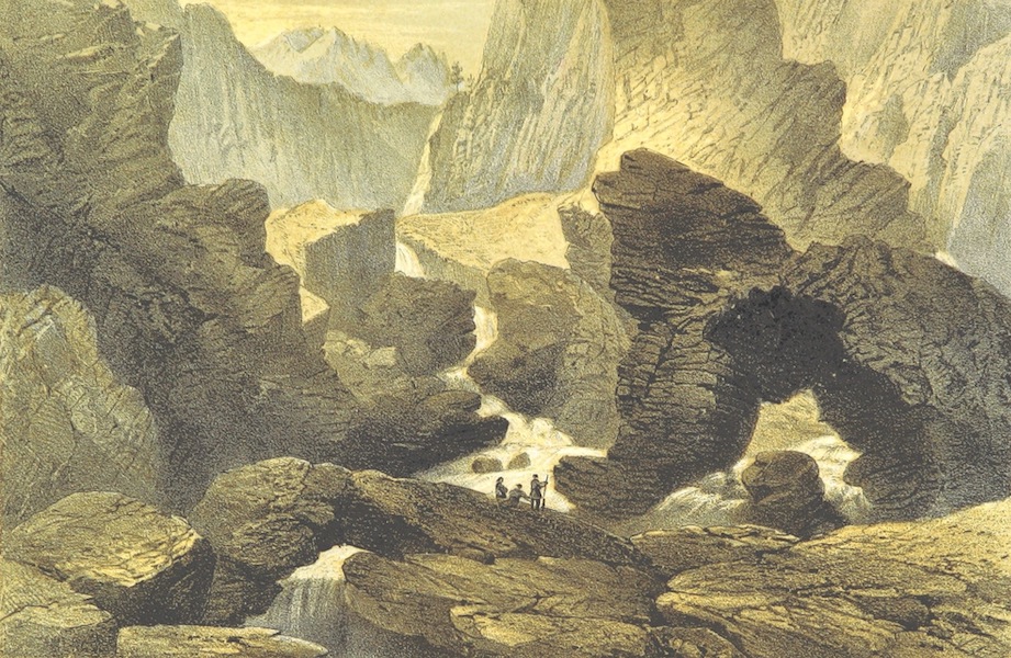Oriental and Western Siberia - Volcanic Crater, Saian Mountains, Mongolia (1858)