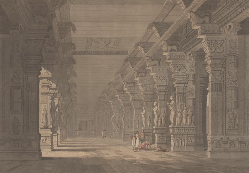 Oriental Scenery Vol. 2 - Tremal Naig's Choultry, Madura (1797)