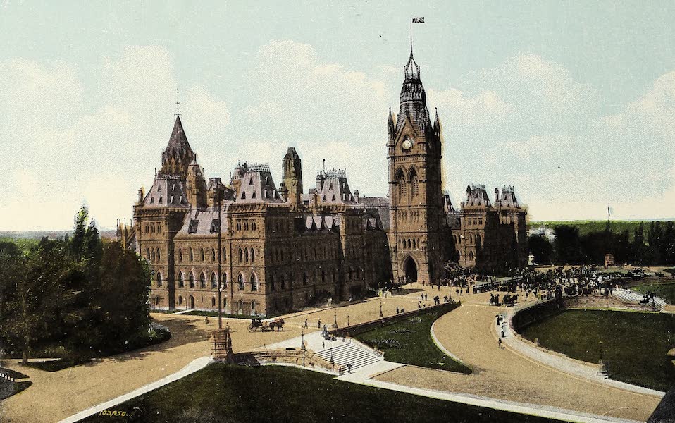 Ottawa and Vicinity - General View of Parliament Buildings (1900)