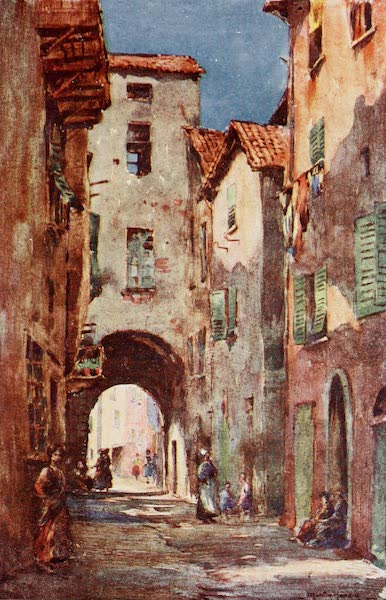 Our Italian Front - The Street of the Arches, Arquata (1920)