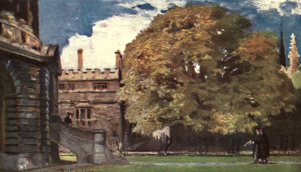 Oxford Painted and Described - Bishop Heber's Tree (1903)
