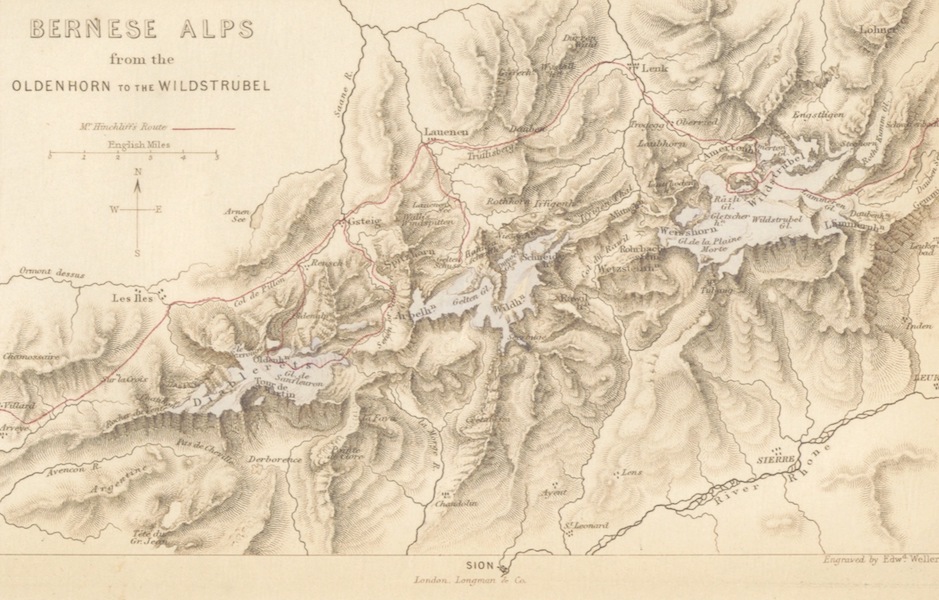 Peaks, Passes and Glaciers - Bernese Alps from the Oldenhorn to the Wildstrubel (1859)
