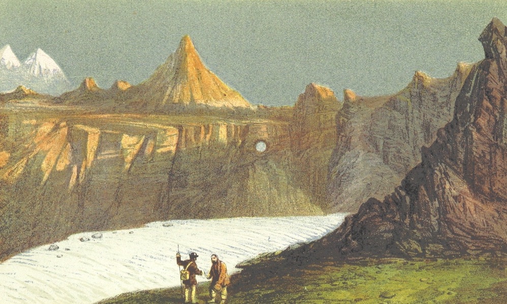 Peaks, Passes and Glaciers - Martinsloch and the Sgnes Pass from the South-East (1859)