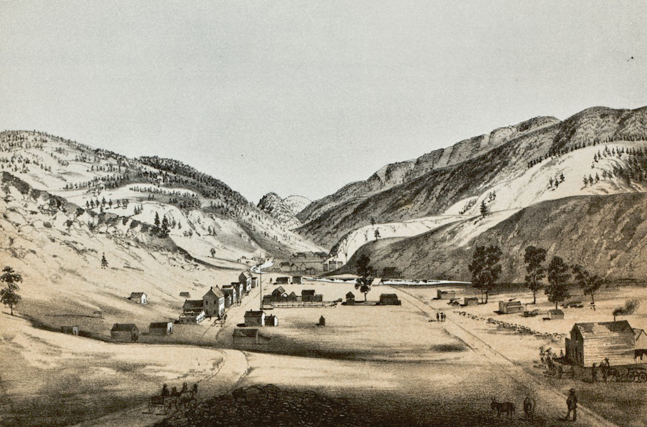Pencil Sketches of Colorado - Idaho, Clear Creek County (1866)