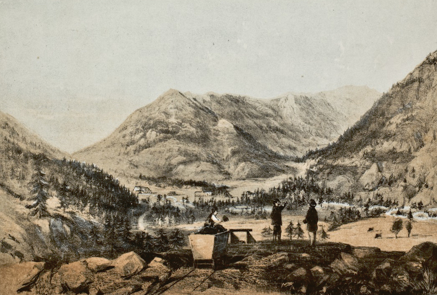 Pencil Sketches of Colorado - Elizabethtown, Clear Creek County. From the Griffith Tunnel (1866)