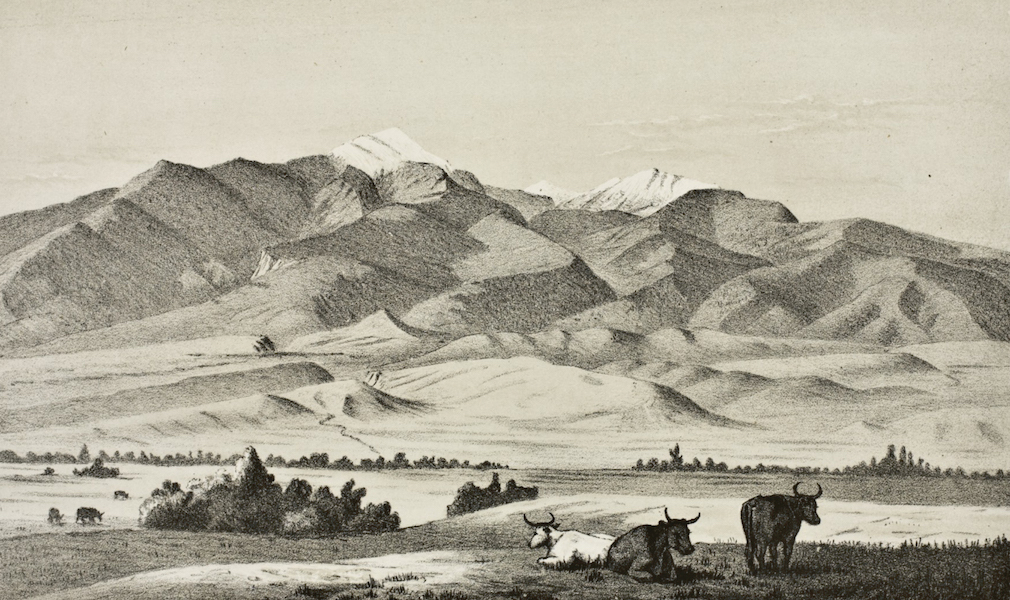 Pencil Sketches of Montana - Deer Lodge Valley (1868)