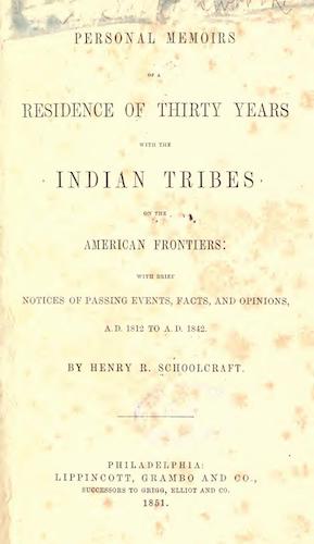California Digital Library - Personal Memoirs of a Residence of Thirty Years with the Indian Tribes