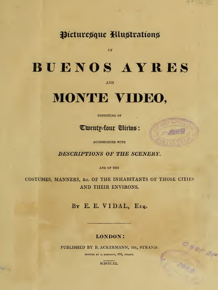 Andes - Picturesque Buenos Ayres & Monte Video
