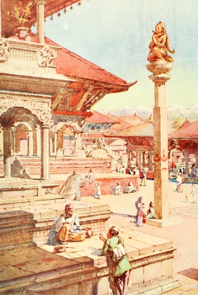 A Corner of the Durbar Square, Patan