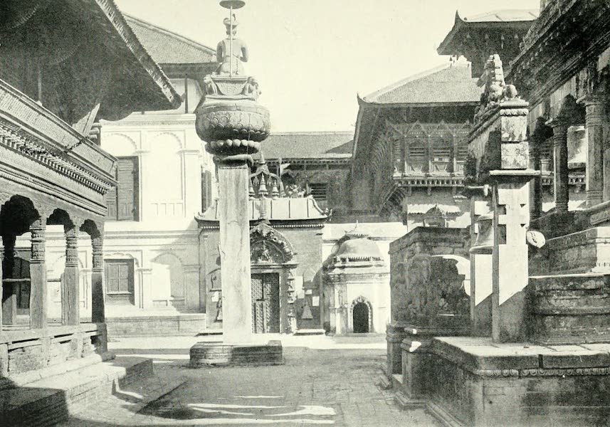 Picturesque Nepal - In the Durbar Square at Bhatgaon (1912)