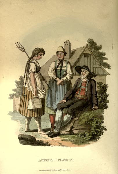 Picturesque Representations of the Austrians - Peasants of the Neighbourhood of Inspruck (1814)