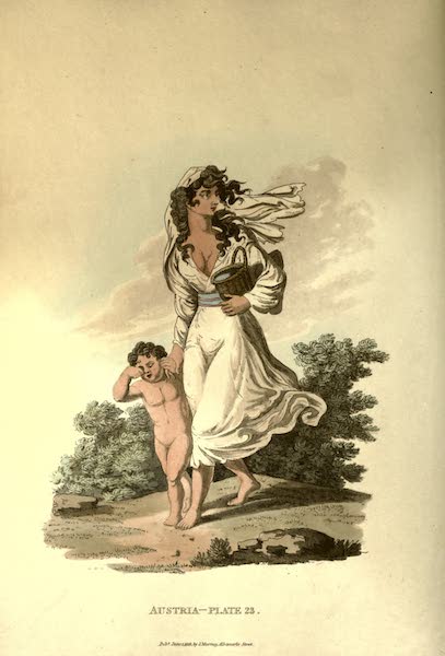 Picturesque Representations of the Austrians - A Bohemian Woman (1814)