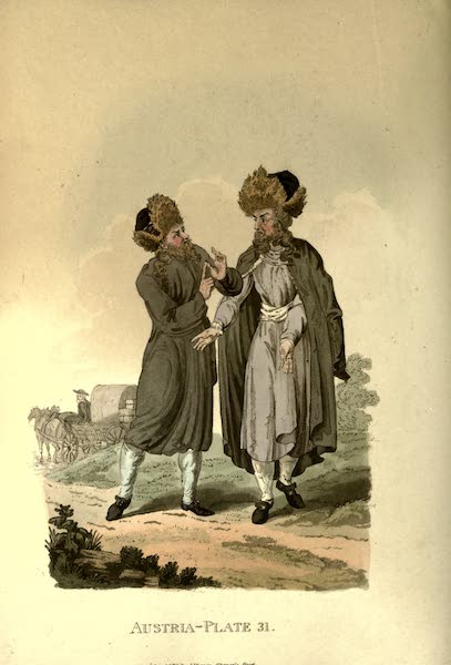Picturesque Representations of the Austrians - A Polish Jew (1814)